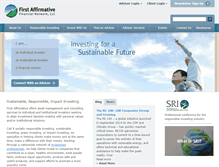 Tablet Screenshot of firstaffirmative.com